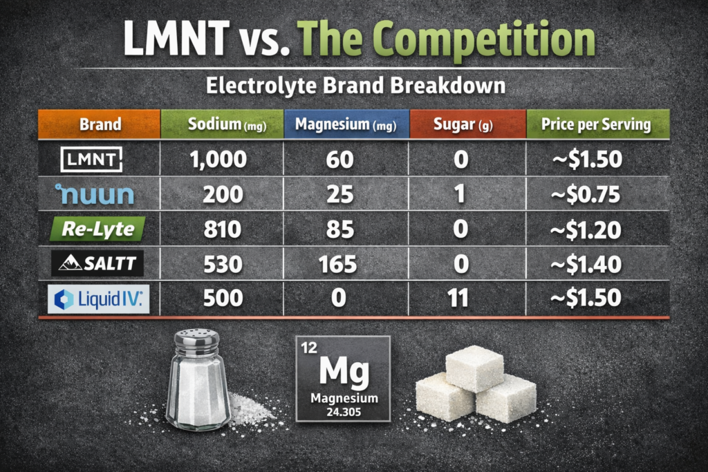 LMNT Electrolyte Review Brand Comparison