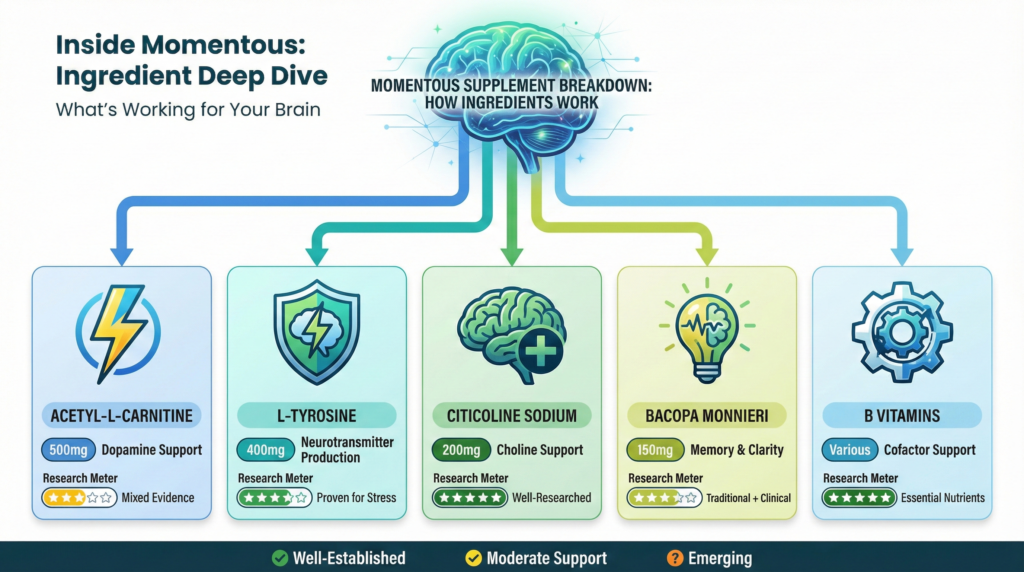 Momentous Review How the Ingredients Work Infographic